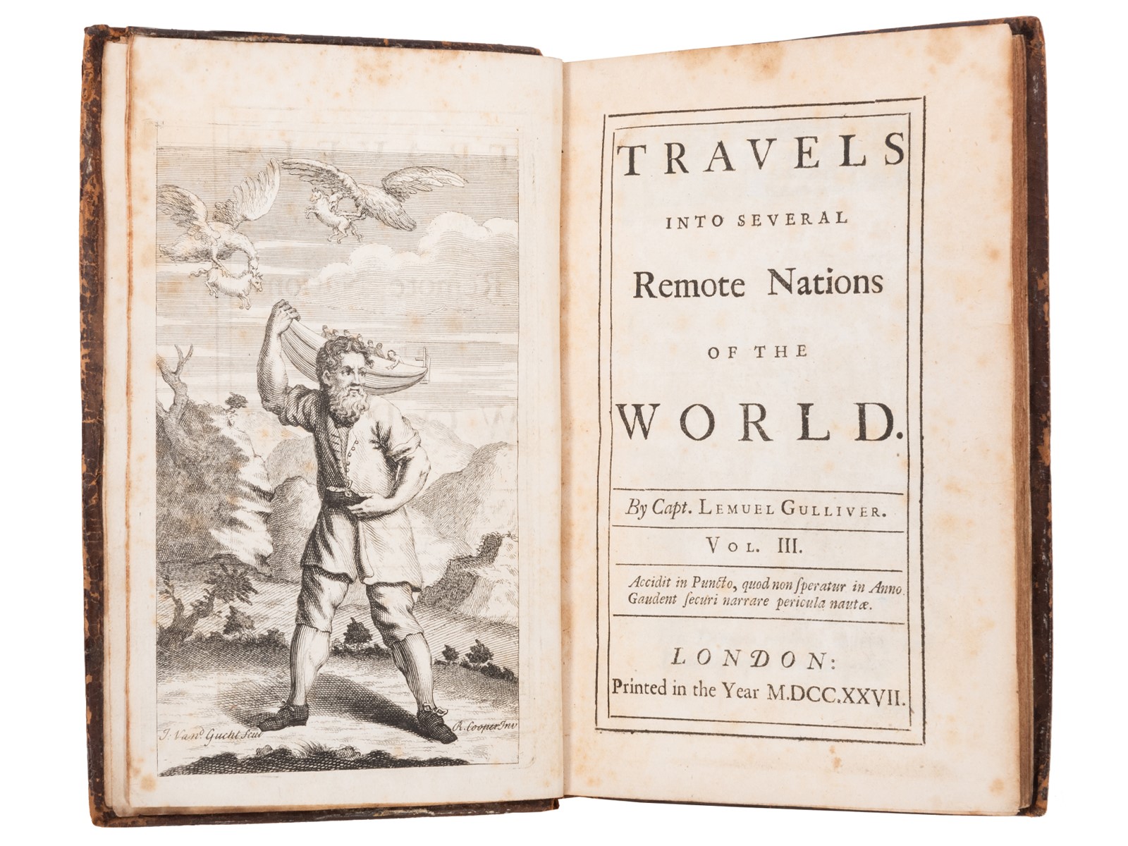 Jonathan Swift's Travels into Several Remote Nations of the World By Capt. Lemuel Gulliver. Vol. III