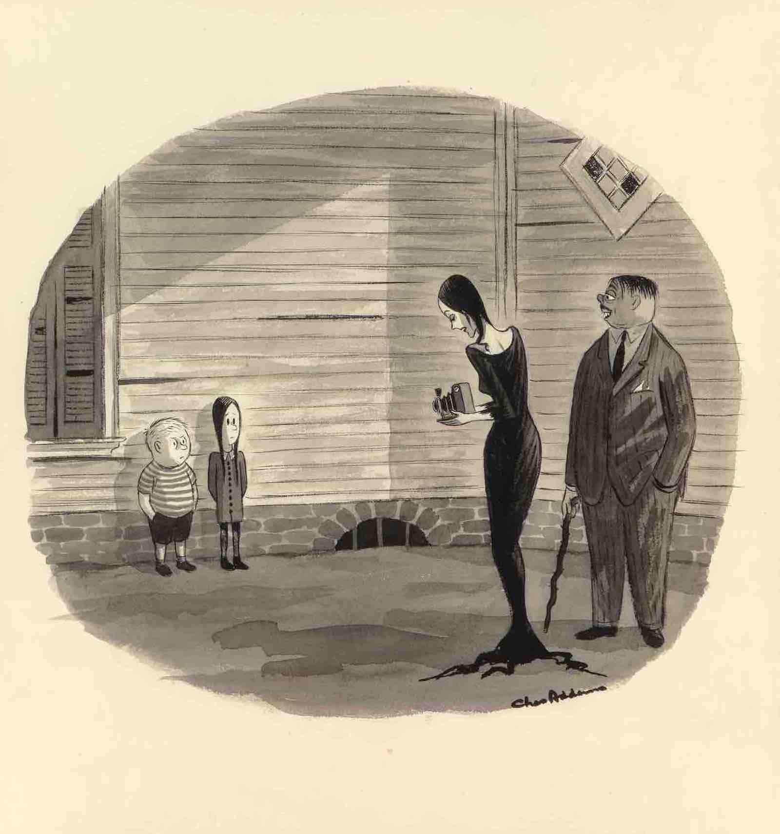 Al Hirschfeld and Charles Addams Illustrations to Auction