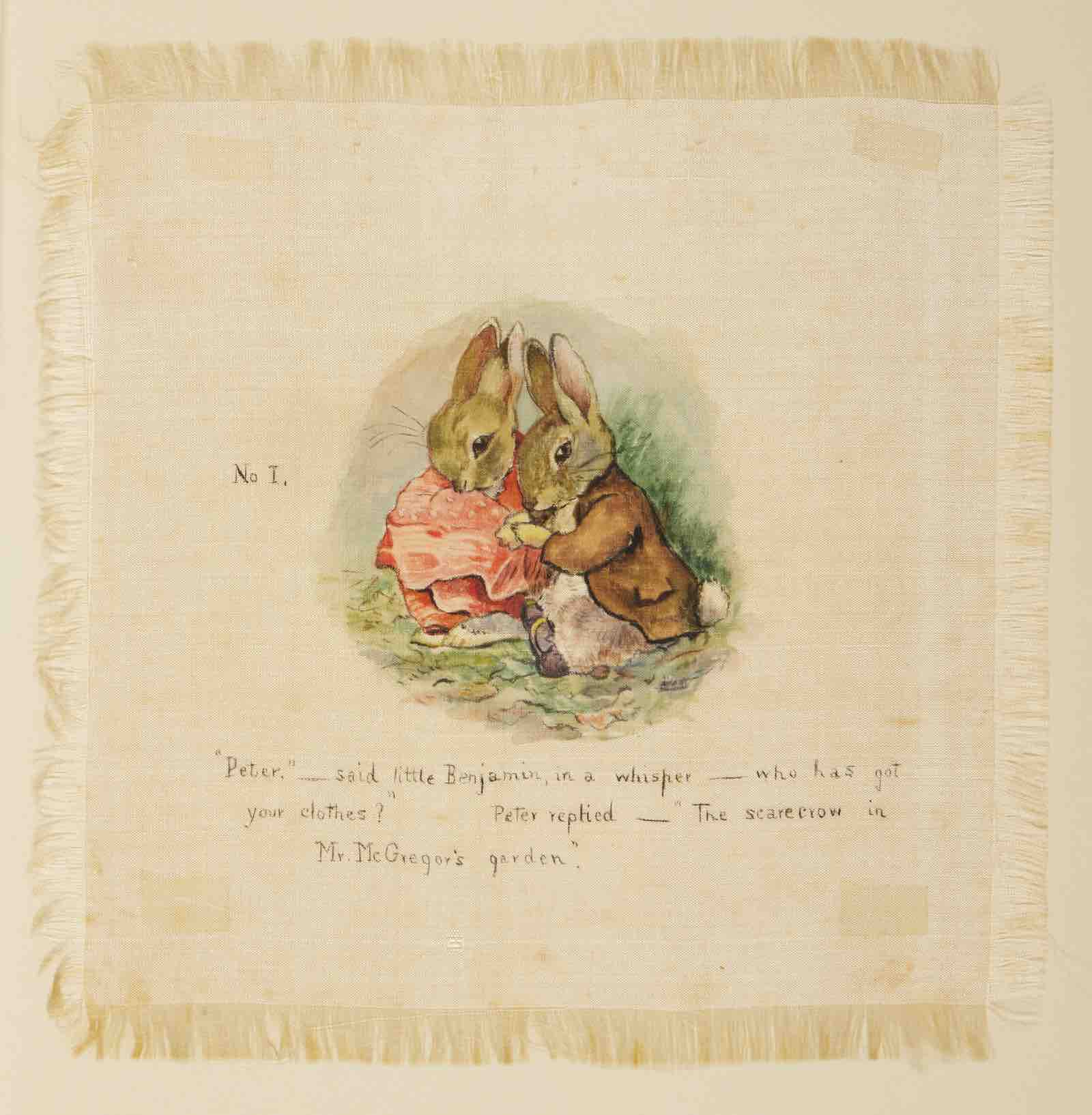 Unseen Beatrix Potter Watercolors in Sotheby's Book Week