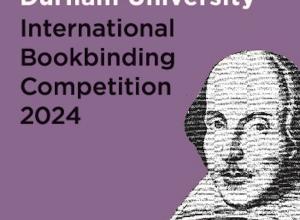 Poster for Durham University International Bookbinding Competition 2024