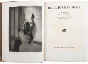 Title page opening of Doris Ullman's photographic study for "Roll, Jordan, Roll"