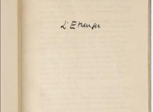 Camus' manuscript