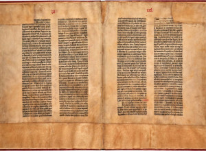 Gutenberg Bible bifolium
