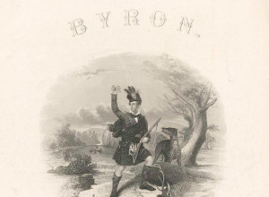 Unknown illustrator (late 19th century), When I Roved a Young Highlander by Byron. Steel engraving.