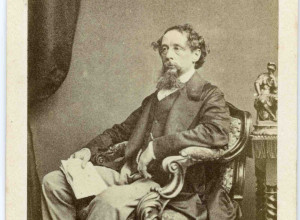 Charles Dickens' carte de visite is among those going on display