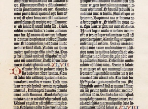 Gutenberg Bible leaf