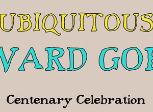 Edward Gorey exhibition brochure