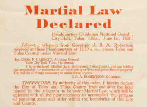 Detail of the martial law broadside