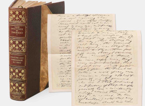 Hand-edited manuscript leaf by Henry David Thoreau for Cape Cod