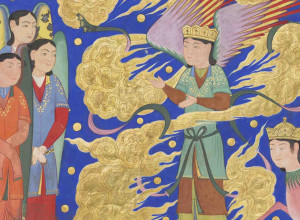Detail from from the Timurid Manuscripts, the Nahj-Al-Faradis. Estimate £2,000,000 - £3,000,000 ($2,600,000 - $3,900,000)  