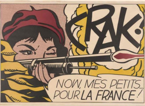 Roy Lichtenstein. Crak! [print]. 1963 [often given as 1964] 
