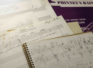Part of the Sondheim archive acquired by the Library of Congress