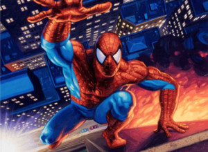 Marvel Masterpieces No. 115 Spider-Man original trading card