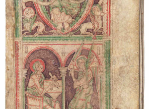 The St-Benet Holme Apocalypse. Berengarus, Expositio super septem visiones libri apocalypsi. Manuscript in Latin on vellum. England, probably Norfolk, late 11th or early 12th century.