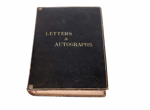 The Letters & Autographs book coming to auction at Anderson & Garland