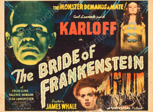 The Bride of Frankenstein (Universal, 1935) lobby card