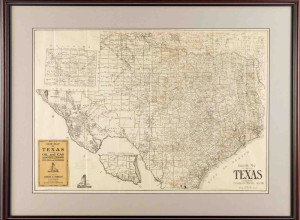 F. E. Gallup. Gallup's Map of Texas, Showing Oil and Gas Fields, Pipe Lines and Refineries 