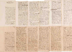 Washington Irving Handwritten Manuscript for "Legend of the House of Omeya"