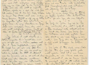 Franz Kafka autograph letter signed "K", Prague, December 1921, to his close friend, the physician Robert Klopstock