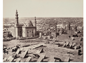 1858 mammoth albumen print of Cairo by Francis Frith.