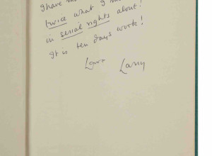 Esprit de Corps(London, Faber and Faber, 1957), inscribed by Durrell to Miller.