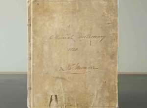 James Mander's manuscript draft of A Mineral Dictionary of Words, Or Terms Used By The Miners In Derbyshire, 1821
