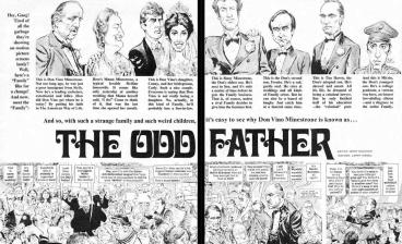 Mort Drucker, The Oddfather (parody of The Godfather), illustration for MAD #155 (EC, 1972). Ink on board . Private Collection 