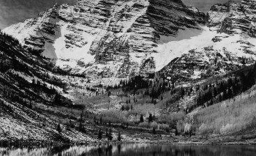 Ansel Adams, Maroon Bells, Near Aspen, Colorado