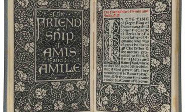 Of the Friendship of Amis and Amile, translated from the ancient French by Morris, sold for $22,000