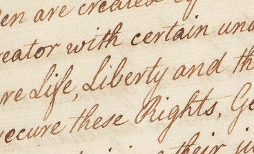 The handwritten Declaration coming to auction