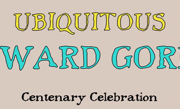 Edward Gorey exhibition brochure