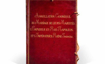 A large red folio originally containing all official documents of Napoleon’s divorce to Joséphine Estimate: €50,000 - €80,000