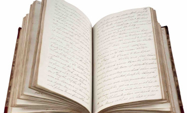 A manuscript book containing A Copy of an Account of Rachel Wilson's Religious Visit