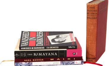A group of author-inscribed books from the personal home collection of David Lynch
