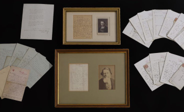 Part of the John Ruskin letters archive