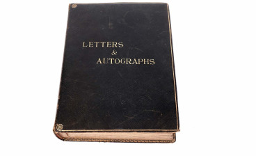 The Letters & Autographs book coming to auction at Anderson & Garland