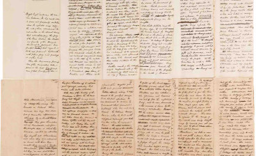 Washington Irving Handwritten Manuscript for "Legend of the House of Omeya"
