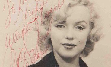 Marilyn Monroe’s signed photograph