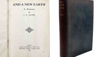 And a New Earth. A Romance by Charles Ernest Jacomb