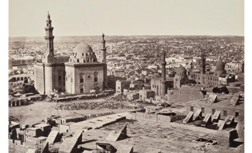 1858 mammoth albumen print of Cairo by Francis Frith.
