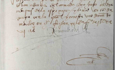 The front of the repatriated manuscript