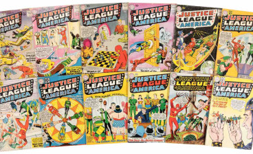 Justice League of America Numbers 1-100 is one of the lots in the PBA auction
