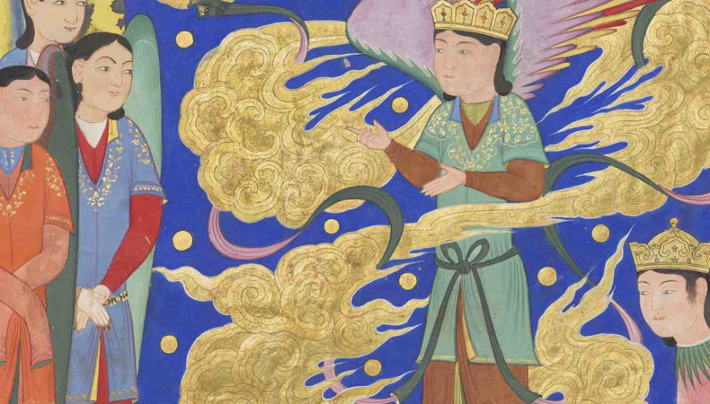 Detail from from the Timurid Manuscripts, the Nahj-Al-Faradis. Estimate £2,000,000 - £3,000,000 ($2,600,000 - $3,900,000)