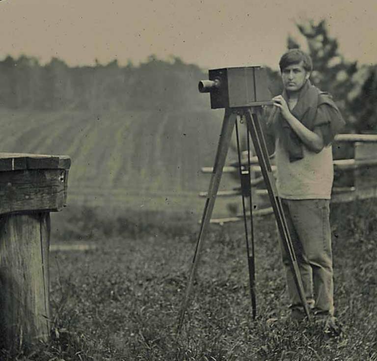 Sam Dole attended Camp Tintype with his father and now teaches nineteenth-century photo processes at the Penumbra Foundation in New York City.