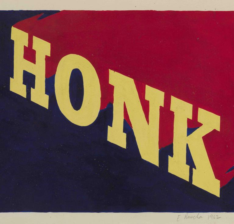 Ruscha's Honk