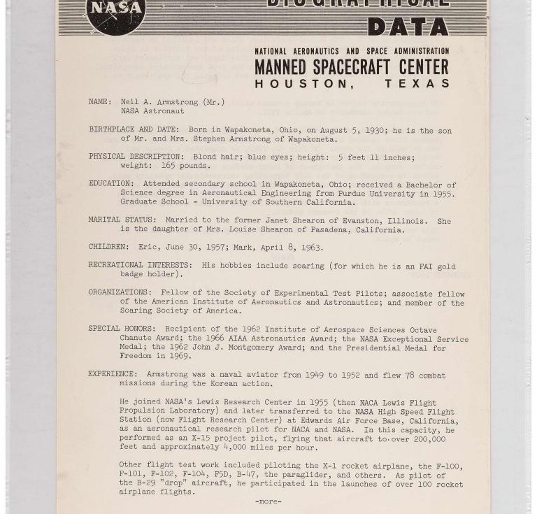 NASA document 