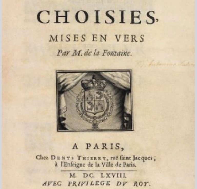 Jean de la Fontaine's "Fables" (1668)