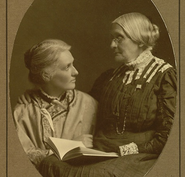 Susan B. Anthony and Anne Fitzhugh Miller