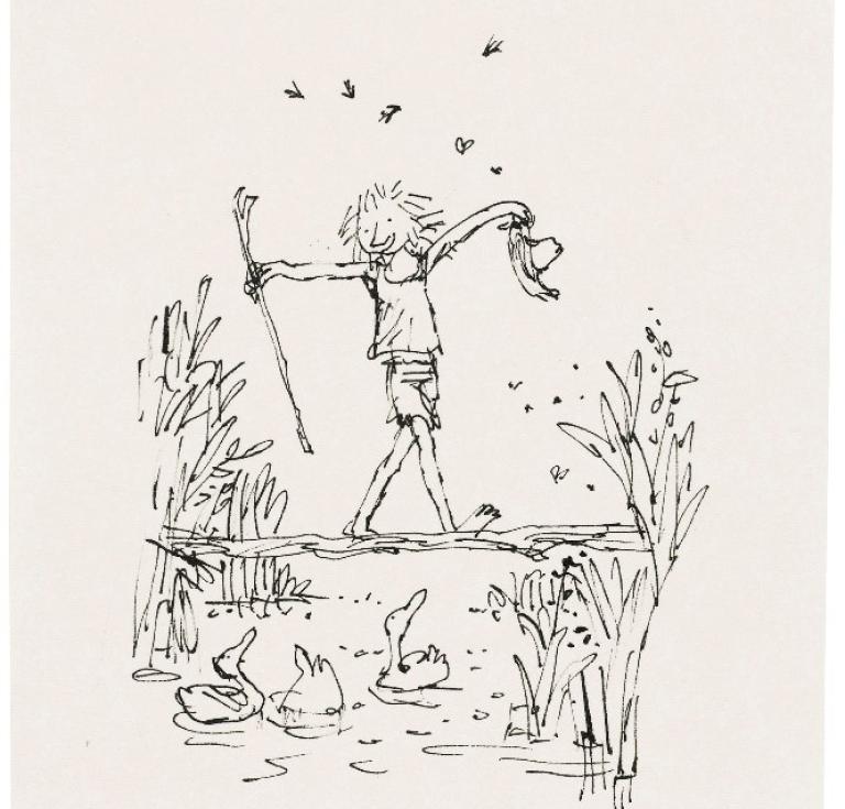 Quentin Blake Crossing the stream