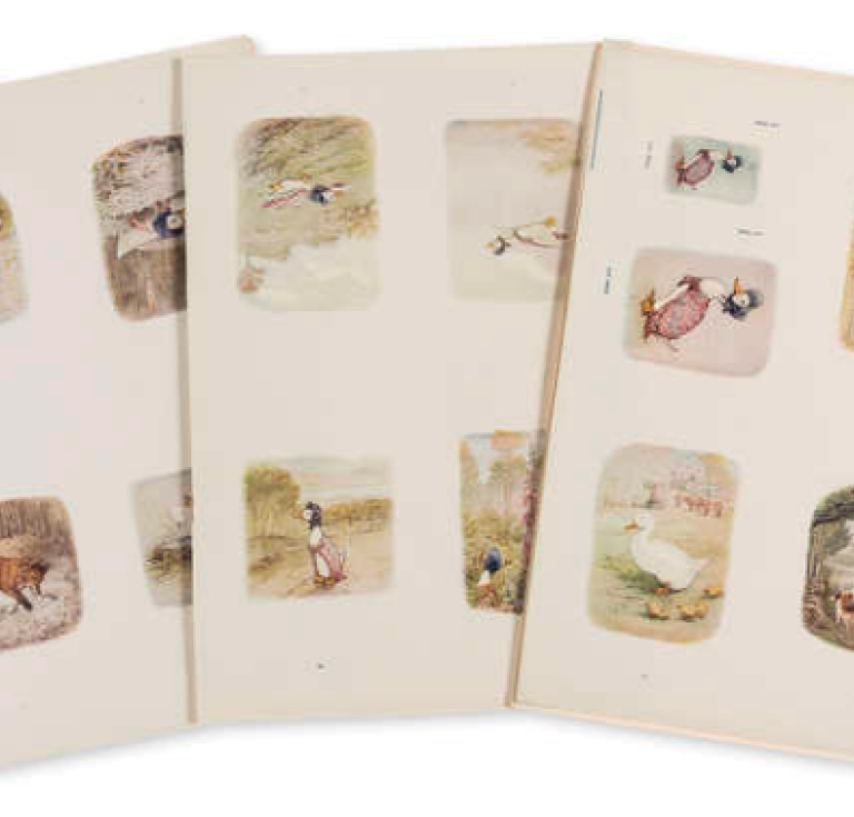 Beatrix Potter proof sheets at auction